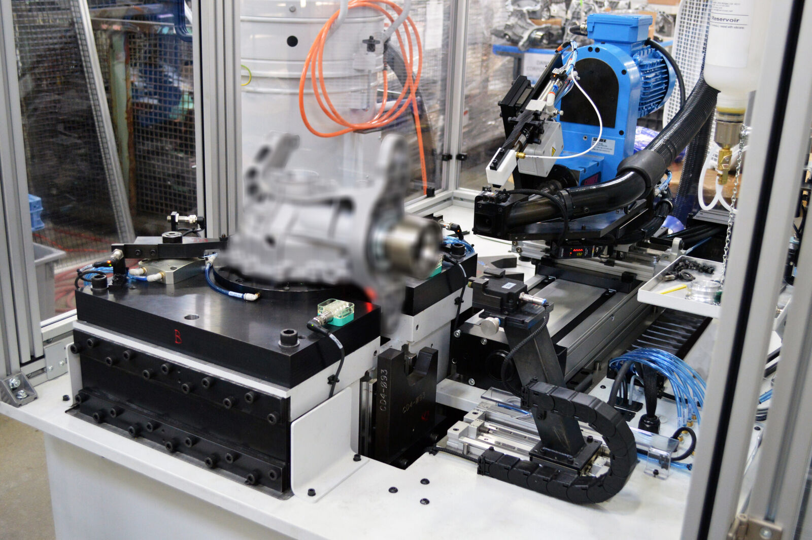 Axle balancing machine